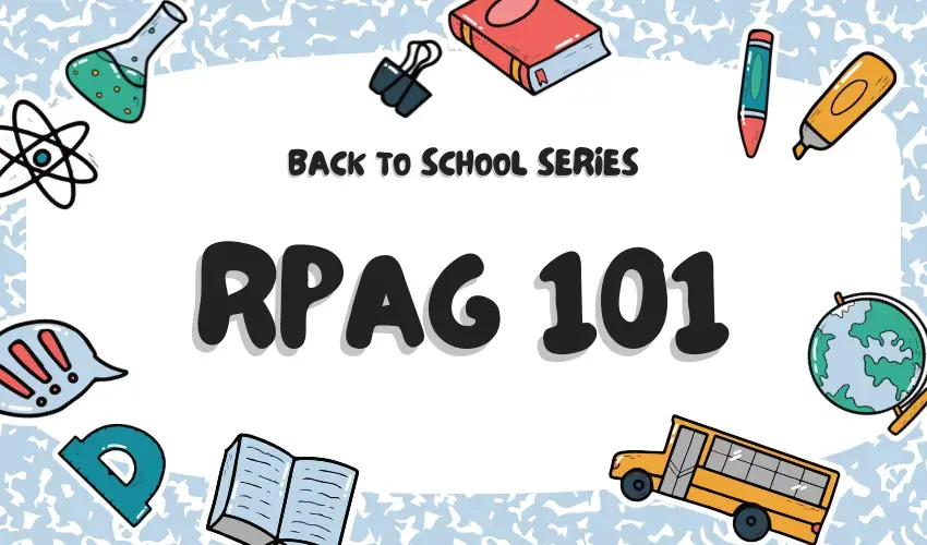 Back to School RPAG 101 graphic 2024